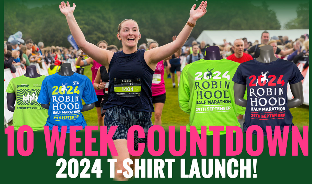 Robin Hood Half Marathon Unveils 2024 T-Shirts Amid Record-Breaking En